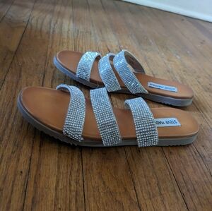 Steve Madden Rhinestone Sandals, Size 7